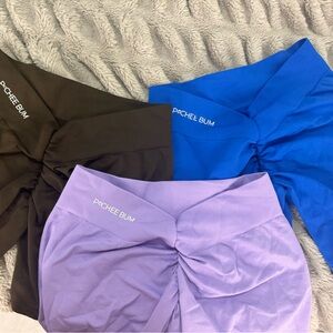 Pchee Bum V Scrunch Gym Shorts